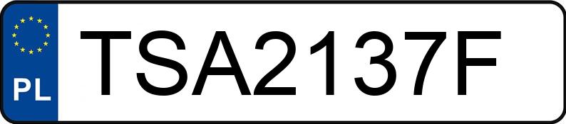 Numer rejestracyjny TSA 2137F posiada BMW 530 Touring Diesel Kat. MR`01 E3 E39 530 Touring Diesel Kat. MR`01 E3 E39 - TSA2137F