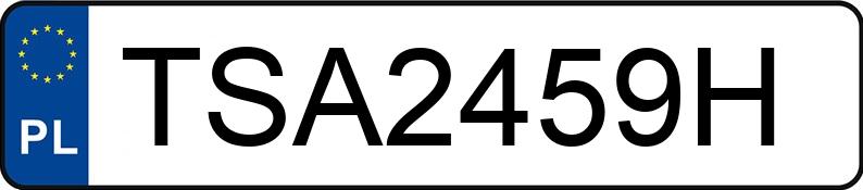 Numer rejestracyjny TSA 2459H posiada BMW X5 - TSA2459H