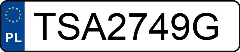 Numer rejestracyjny TSA 2749G posiada BMW X6 - TSA2749G Numer rejestracyjny TSA 2749G posiada BMW X6 - TSA2749G