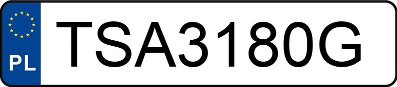 Numer rejestracyjny TSA 3180G posiada BMW 525 Diesel DPF MR`07 E4 E60 525 Diesel DPF MR`07 E4 E60 - TSA3180G