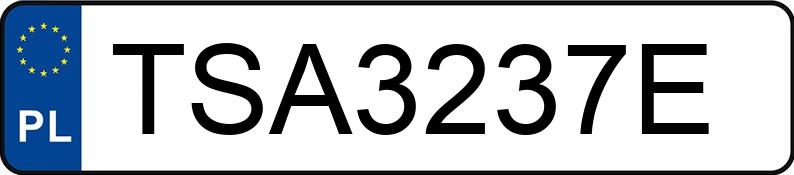 Numer rejestracyjny TSA 3237E posiada BMW 735 - TSA3237E