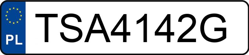 Numer rejestracyjny TSA 4142G posiada MERCEDES-BENZ CLA 250 - TSA4142G
