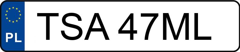 Numer rejestracyjny TSA 47ML posiada FSO-WARSZAWA POLONEZ CARO 1.6 B01CEH - TSA47ML