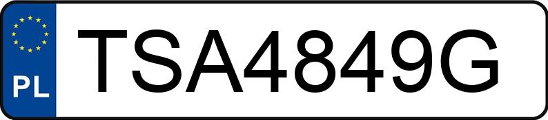 Numer rejestracyjny TSA 4849G posiada BMW X3 20D XDRIVE - TSA4849G Numer rejestracyjny TSA 4849G posiada BMW X3 20D XDRIVE - TSA4849G