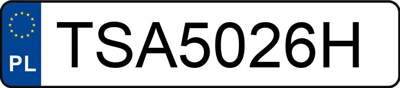 Numer rejestracyjny TSA 5026H posiada MERCEDES-BENZ GLC 250 4MATIC - TSA5026H