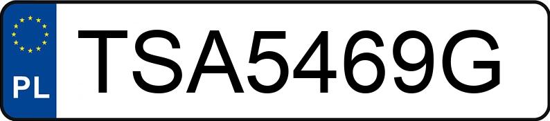 Numer rejestracyjny TSA 5469G posiada VOLVO S60 - TSA5469G