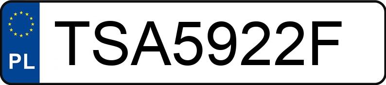 Numer rejestracyjny TSA 5922F posiada BMW 318i Touring MR`06 E4 E91 318i Touring MR`06 E4 E91 - TSA5922F