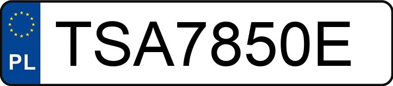 Numer rejestracyjny TSA 7850E posiada FORD Fusion 1.4 TDCi MR`02 E3 Trend - TSA7850E