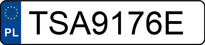 Numer rejestracyjny TSA 9176E posiada OPEL Astra III 1.7 CDTI MR`04 E4 Essentia - TSA9176E