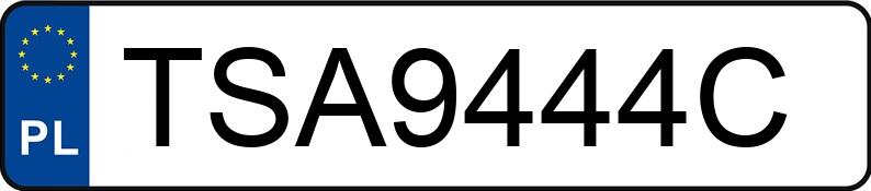 Numer rejestracyjny TSA 9444C posiada SUBARU FORESTER 2.0 T 4WD - TSA9444C