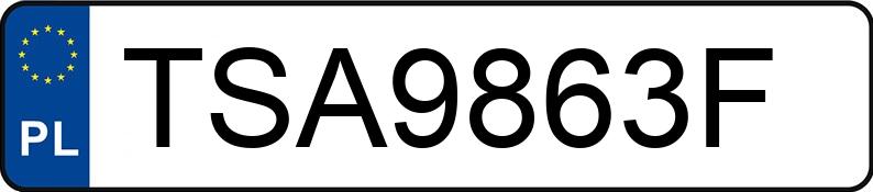 Numer rejestracyjny TSA 9863F posiada RENAULT MEGANE DYNAMIQUE - TSA9863F