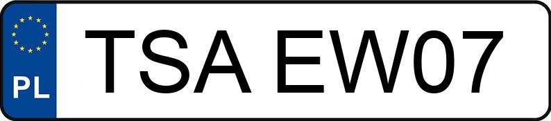 Numer rejestracyjny TSA EW07 posiada MAZDA PREMACY - TSAEW07 Numer rejestracyjny TSA EW07 posiada MAZDA PREMACY - TSAEW07