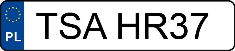 Numer rejestracyjny TSA HR37 posiada AUDI A4 1.9 TDi Kat. MR`99 B5 A4 1.9 TDi Kat. MR`99 B5 - TSAHR37