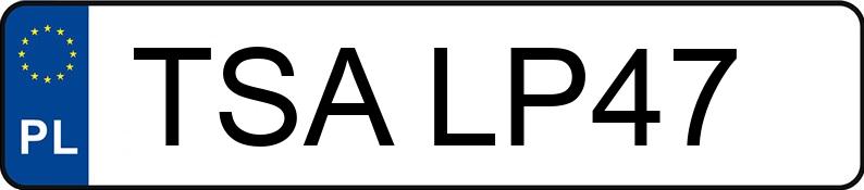 Numer rejestracyjny TSA LP47 posiada FIAT 126 ELX Maluch SX - TSALP47
