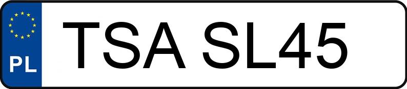 Numer rejestracyjny TSA SL45 posiada RENAULT MEGANE - TSASL45