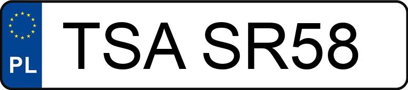 Numer rejestracyjny TSA SR58 posiada MITSUBISHI Carisma 1.6i Kat. MR`99 Comfort - TSASR58 Numer rejestracyjny TSA SR58 posiada MITSUBISHI Carisma 1.6i Kat. MR`99 Comfort - TSASR58