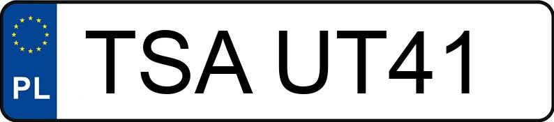Numer rejestracyjny TSA UT41 posiada VOLKSWAGEN BORA - TSAUT41