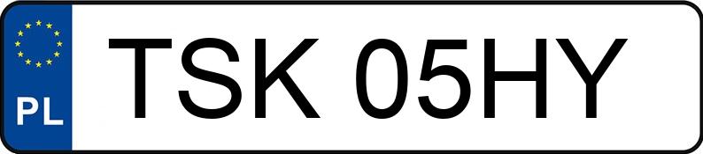 Numer rejestracyjny TSK 05HY posiada RENAULT ESPACE 2.0 KAT - TSK05HY