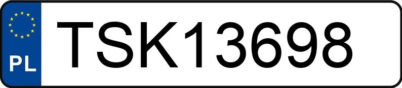 Numer rejestracyjny TSK 13698 posiada FIAT QUBO - TSK13698