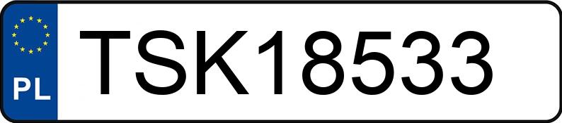 Numer rejestracyjny TSK 18533 posiada RENAULT MEGANE SCENIC - TSK18533