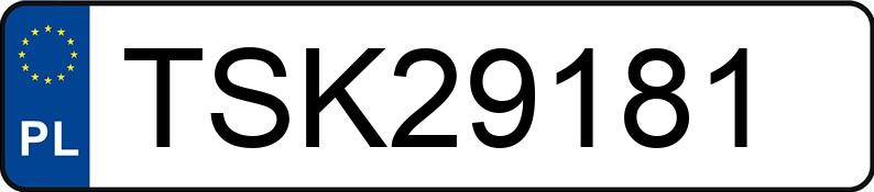 Numer rejestracyjny TSK 29181 posiada AUDI A4 - TSK29181 Numer rejestracyjny TSK 29181 posiada AUDI A4 - TSK29181
