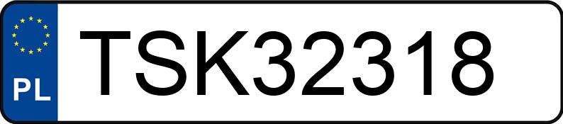 Numer rejestracyjny TSK 32318 posiada NISSAN QASHQAI - TSK32318