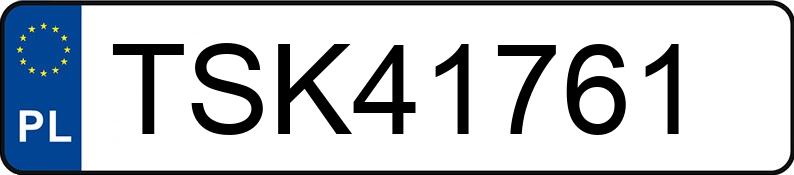 Numer rejestracyjny TSK 41761 posiada SKODA OCTAVIA - TSK41761