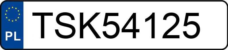 Numer rejestracyjny TSK 54125 posiada MERCEDES-BENZ A 180 D - TSK54125