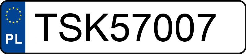 Numer rejestracyjny TSK 57007 posiada HONDA CR-V 1.5 MR`19 E6 Comfort - TSK57007