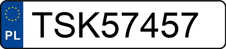 Numer rejestracyjny TSK 57457 posiada BMW 530 Touring Diesel DPF MR`10 E5 F11 530 Touring Diesel DPF MR`10 E5 F11 - TSK57457