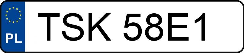 Numer rejestracyjny TSK 58E1 posiada JUNAK Skutery Classico 50 EU5 - TSK58E1