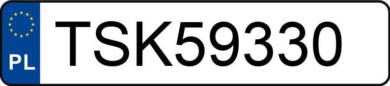 Numer rejestracyjny TSK 59330 posiada BMW 330D - TSK59330