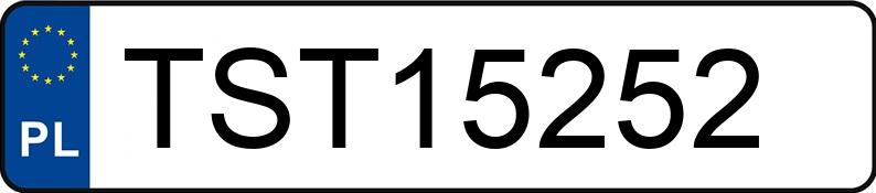 Numer rejestracyjny TST 15252 posiada BMW 520 - TST15252