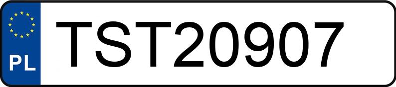 Numer rejestracyjny TST 20907 posiada VOLKSWAGEN PASSAT 1,9 TDI - TST20907