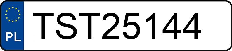 Numer rejestracyjny TST 25144 posiada OPEL ASTRA CLASSIC - TST25144