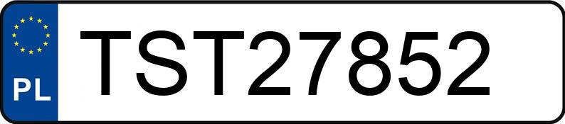 Numer rejestracyjny TST 27852 posiada AUDI A4 1.6 Kat. B5 A4 1.6 Kat. B5 - TST27852