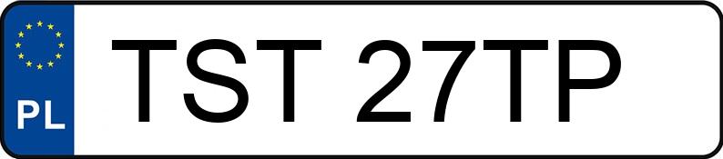 Numer rejestracyjny TST 27TP posiada VOLKSWAGEN Sharan 1.9 TDI MR`95 E2 Carat - TST27TP