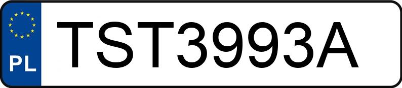 Numer rejestracyjny TST 3993A posiada BMW 520D - TST3993A