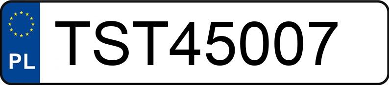 Numer rejestracyjny TST 45007 posiada CITROEN C4 1.6 HDI - TST45007 Numer rejestracyjny TST 45007 posiada CITROEN C4 1.6 HDI - TST45007