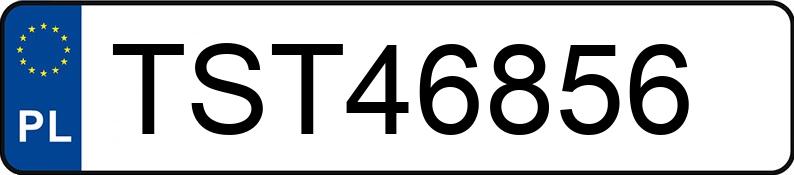 Numer rejestracyjny TST 46856 posiada BMW 530I - TST46856 Numer rejestracyjny TST 46856 posiada BMW 530I - TST46856