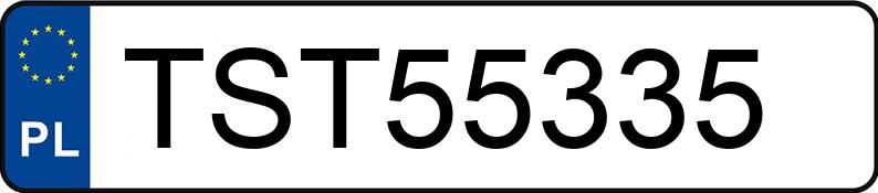 Numer rejestracyjny TST 55335 posiada FORD MONDEO - TST55335 Numer rejestracyjny TST 55335 posiada FORD MONDEO - TST55335