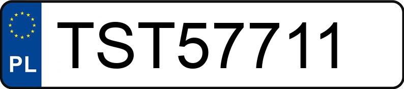 Numer rejestracyjny TST 57711 posiada VOLKSWAGEN PASSAT - TST57711