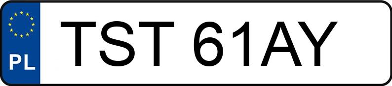 Numer rejestracyjny TST 61AY posiada POLSKI FIAT 125P 1500 - TST61AY Numer rejestracyjny TST 61AY posiada POLSKI FIAT 125P 1500 - TST61AY