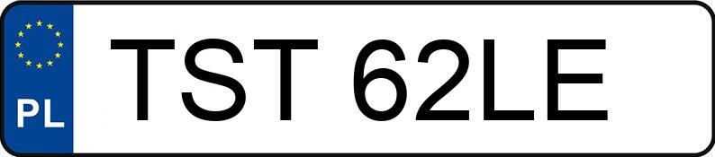 Numer rejestracyjny TST 62LE posiada MAZDA 323 - TST62LE