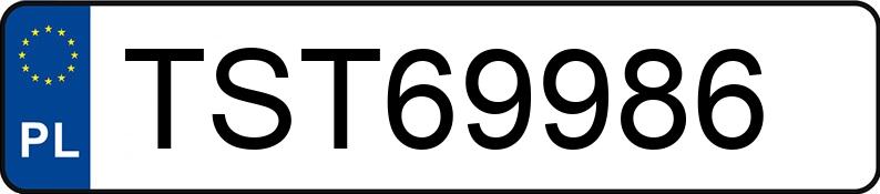 Numer rejestracyjny TST 69986 posiada HYUNDAI TUCSON - TST69986 Numer rejestracyjny TST 69986 posiada HYUNDAI TUCSON - TST69986