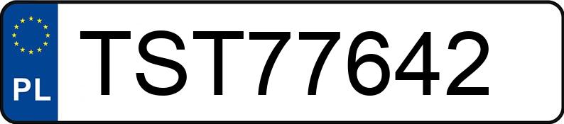 Numer rejestracyjny TST 77642 posiada AUDI A6 - TST77642 Numer rejestracyjny TST 77642 posiada AUDI A6 - TST77642