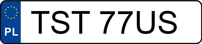 Numer rejestracyjny TST 77US posiada AUDI 80 1.9 TDi Kat. B4 80 1.9 TDi Kat. B4 - TST77US