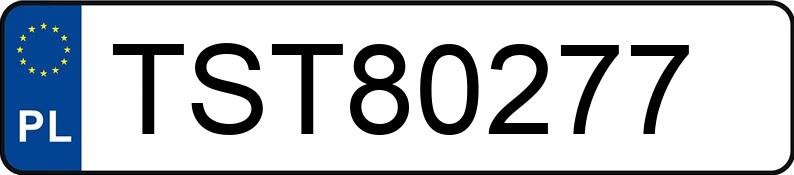 Numer rejestracyjny TST 80277 posiada FORD FOCUS - TST80277