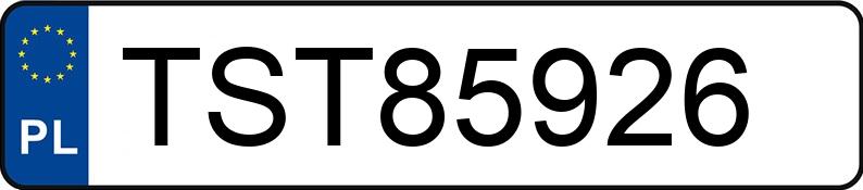 Numer rejestracyjny TST 85926 posiada BMW 318 - TST85926 Numer rejestracyjny TST 85926 posiada BMW 318 - TST85926