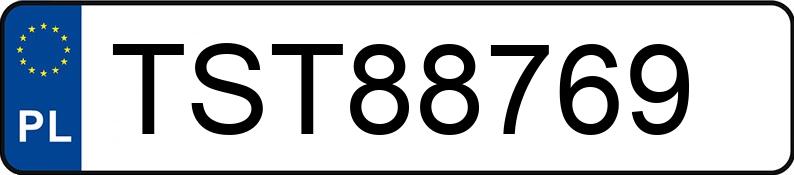 Numer rejestracyjny TST 88769 posiada HYUNDAI ix35 1.7 CRDi MR`13 E5 Style - TST88769